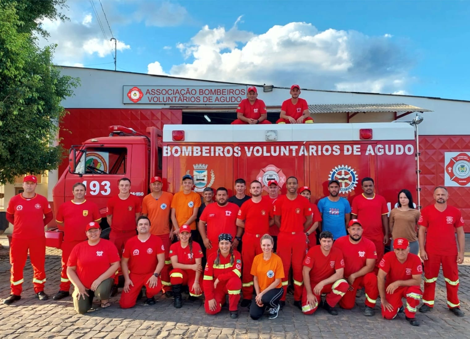 O município de Agudo sedia curso de formação de novos bombeiros voluntários